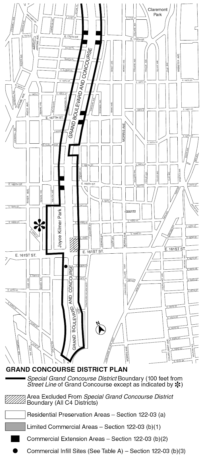 Zoning Resolutions Chapter 2: Special Grand Concourse Preservation District Appendix A.2